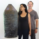  Pullitzer prize winning American poet Forrest Gander and Indian sculptor Ashwini Bhat.