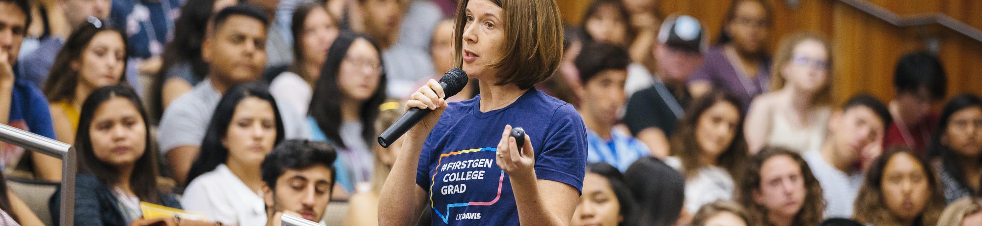 UC Davis Undergraduate Education Dean addresses first-generation students